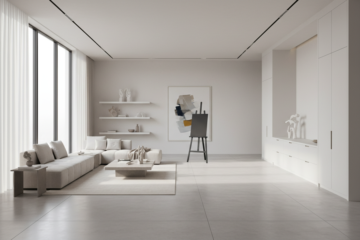 bitte mach ein so art studio bild was modern und elegant aussieht sollte als hintergrund gut passen